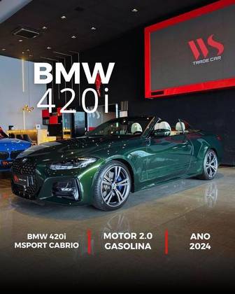 BMW 420i 2.0 16V GASOLINA CABRIO M SPORT STEPTRONIC